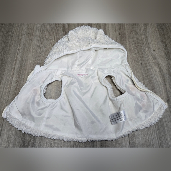 Floral Embroidered Kids Vest - White - Picture 3 of 6